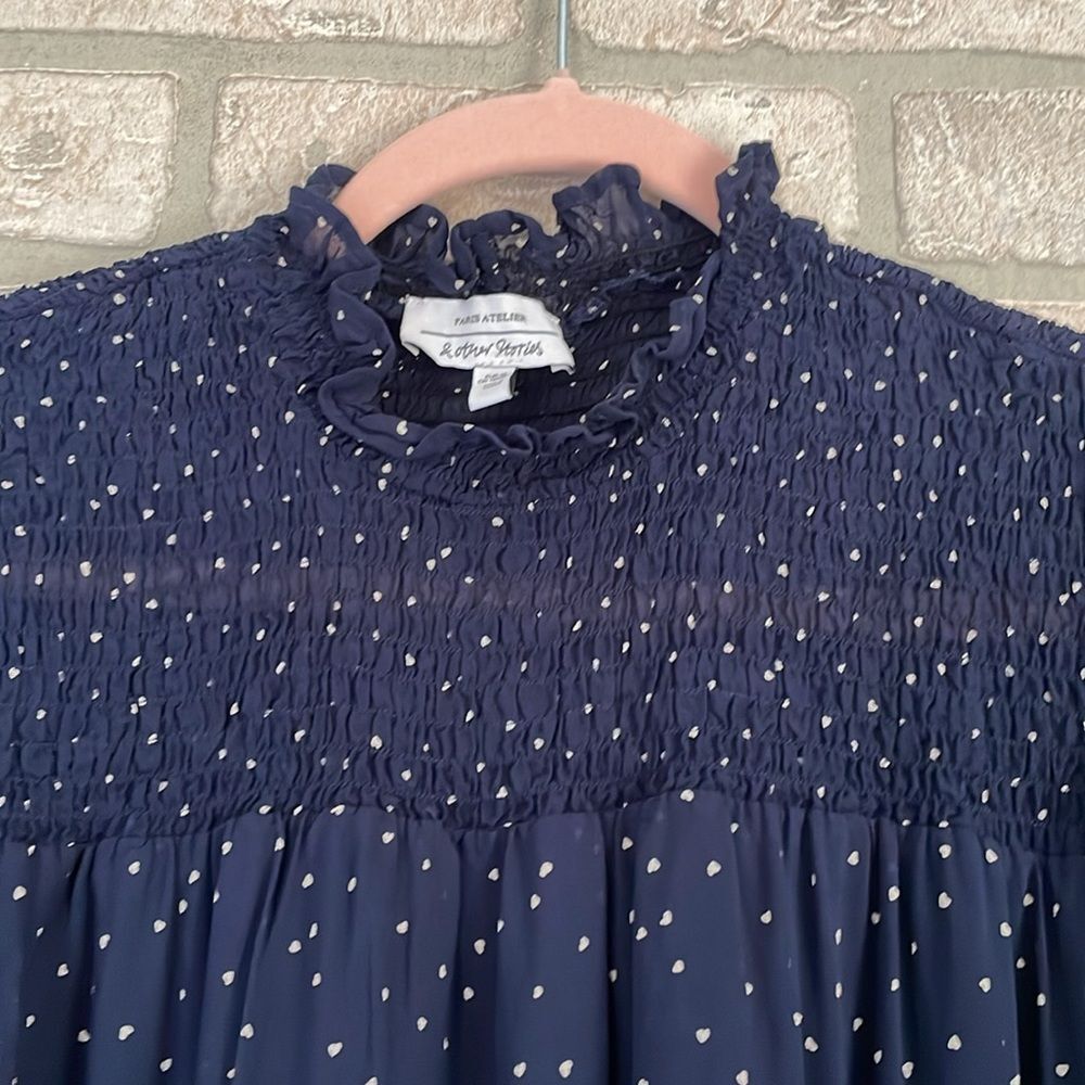 & Other Stories Polka DotMini Dress - Picture 5 of 9